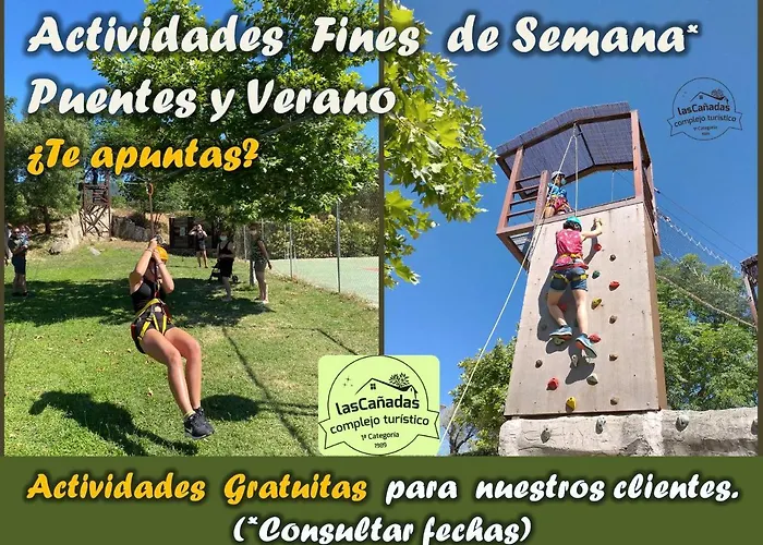 Complejo Turistico Canadas Casas De Campo- Actividades Gratuitas Todos Fines De Semana バーニョス・デ・モンテマヨール